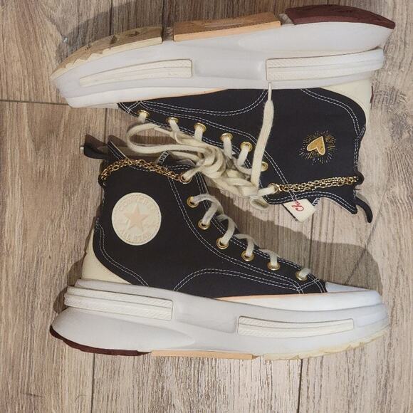 Converse Platform Sneakers Valentine's 2023 Ltd Edition Women's Sz 8.5 Black - Picture 12 of 13
